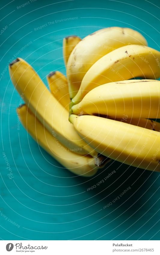 #AS# Banane-Petrol Kunst ästhetisch Bananenstaude Bananenschale Bananenplantage Bananengewächse Bananenmagazin exotisch Südfrüchte Farbfoto mehrfarbig