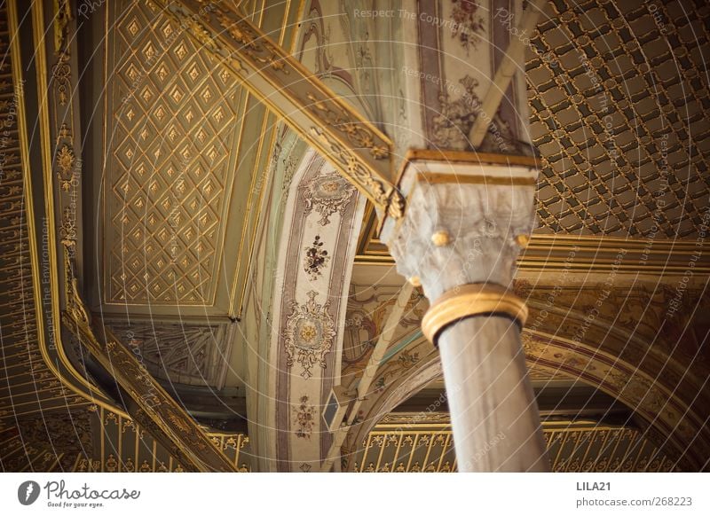 Gold Skulptur Architektur Theater Kultur Sonne Topkapi Serail Türkei Europa Stadt Altstadt bevölkert Traumhaus Kirche Dom Palast Burg oder Schloss Gebäude Mauer