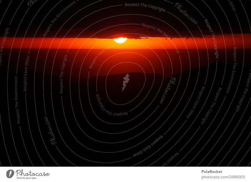 #AS# Erwachen Umwelt ästhetisch Morgen Morgendämmerung Apokalypse mystisch Mysterium Himmel rot Idylle aufwachen Farbfoto Gedeckte Farben mehrfarbig