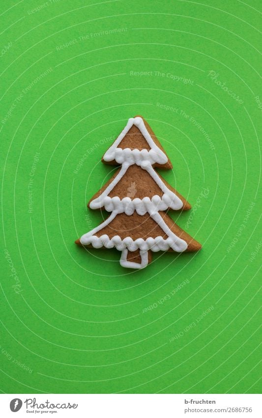 Oh Tannenbaum Teigwaren Backwaren Süßwaren Feste & Feiern Weihnachten & Advent Baum Papier wählen Fröhlichkeit verrückt grün Lebkuchen Strukturen & Formen