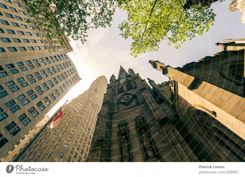 Trinity Church Ferien & Urlaub & Reisen Tourismus Ausflug Ferne Freiheit Sightseeing Städtereise Kreuzfahrt Stadt Stadtzentrum Skyline bevölkert Hochhaus Kirche