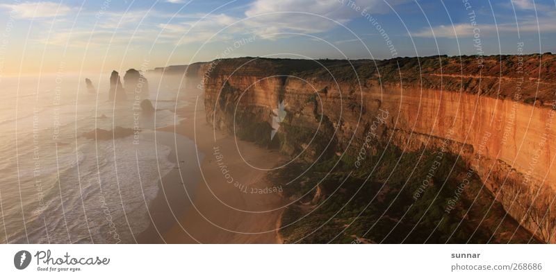 Great Ocean Road Ferien & Urlaub & Reisen Ferne Freiheit Sightseeing Strand Meer Wellen Umwelt Natur Landschaft Sand Wasser Wolken Sonnenaufgang Sonnenuntergang