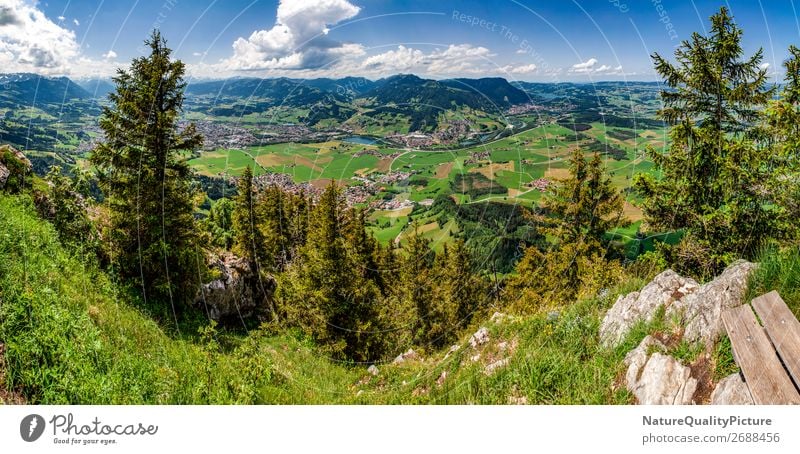 View from Burgberger Hoernle in Burgberg - Allgaeu - Germany Stil Freude Glück Wellness Leben harmonisch Wohlgefühl Zufriedenheit Erholung ruhig Meditation