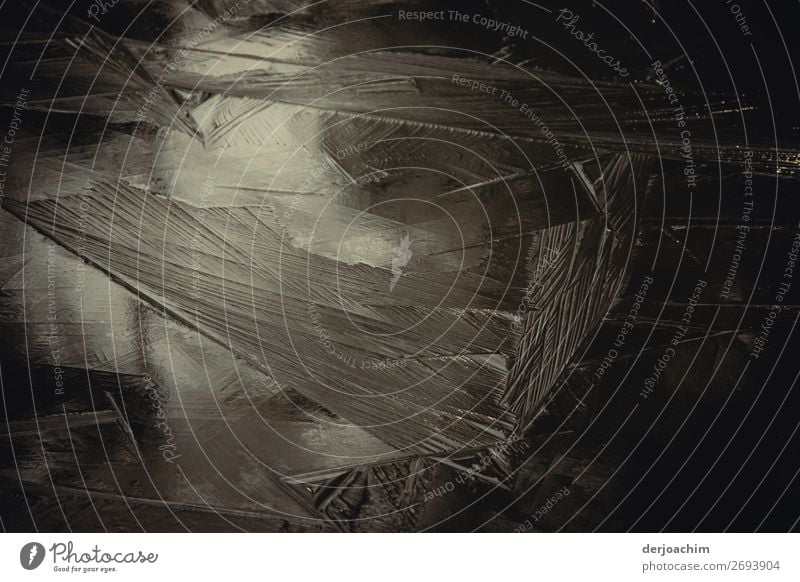 Glatteis .Gefrorenes Wasser auf einem Weiher. Freude Freizeit & Hobby Ausflug Winter Umwelt Urelemente schlechtes Wetter Eis Frost Teich beobachten entdecken
