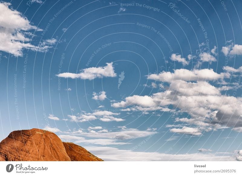 Mount Olga-Kata Tjuta, Australien Leben Ferien & Urlaub & Reisen Tourismus Ausflug Abenteuer Sonne Natur Landschaft Pflanze Tier Sand Wolken Baum Gras Park