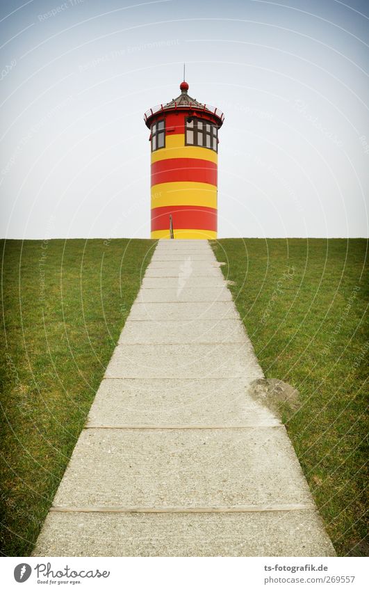 Pilsumer Leuchtturm (ohne Otto) Ferien & Urlaub & Reisen Tourismus Ausflug Ferne Sommer Sommerurlaub Umwelt Natur Landschaft Himmel Frühling Schönes Wetter Gras