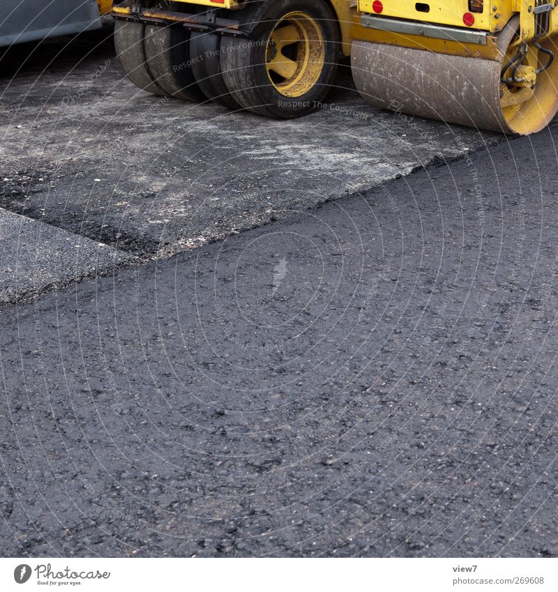 Walzen Handwerker Arbeitsplatz Baustelle Wirtschaft Güterverkehr & Logistik Verkehr Verkehrsmittel Verkehrswege Straße Wege & Pfade Wegkreuzung Fahrzeug