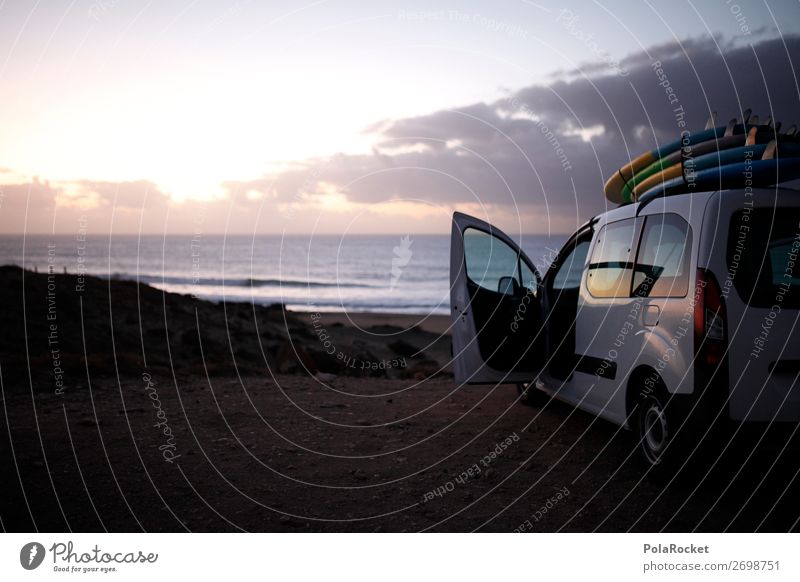 #AS# surfbreak Landschaft genießen Surfer Surfbrett Surfschule Schönes Wetter Jugendliche Fuerteventura Strand Strandleben Freiheit Erholung Autotür