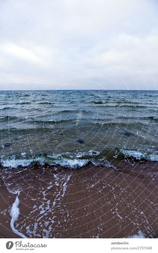 Ostsee Ferien & Urlaub & Reisen Herbst Küste Mecklenburg-Vorpommern Meer mönchgut Nebensaison Natur Rügen Strand Tourismus Winter Ferne Sehnsucht Horizont