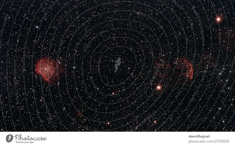 Affenkopf- und Quallennebel Technik & Technologie Wissenschaften Fortschritt Zukunft High-Tech Raumfahrt Astronomie Umwelt Natur Himmel nur Himmel