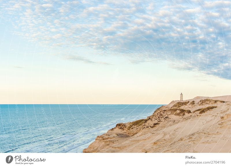 Skagerrak Ferien & Urlaub & Reisen Tourismus Ferne Freiheit Sightseeing Strand Meer Umwelt Natur Landschaft Urelemente Sand Luft Wasser Himmel Wolken