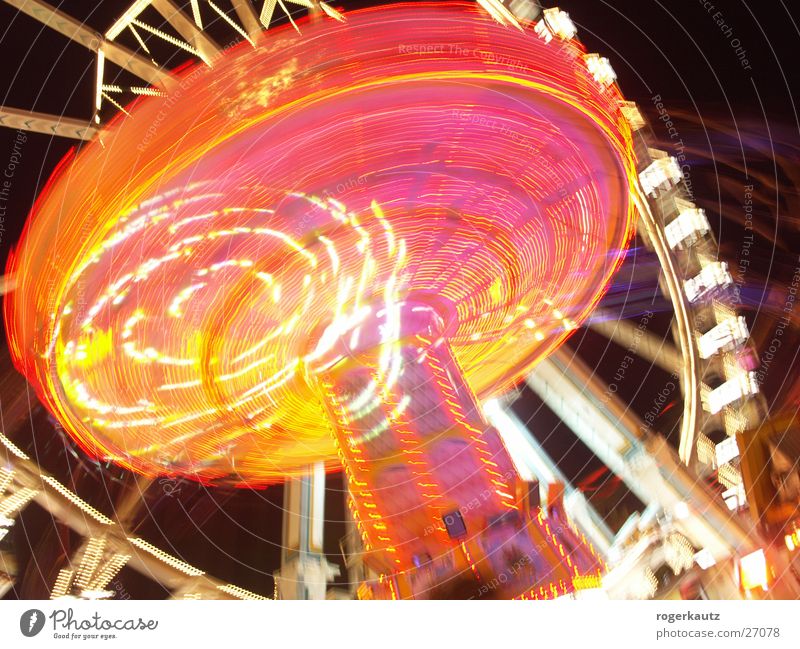 Wasen Cannstatter Wasen Riesenrad Jahrmarkt Langzeitbelichtung