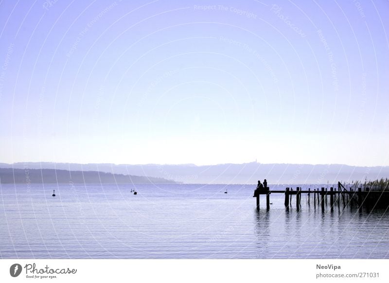 Chillen am Ammersee Freude Leben Erholung ruhig Meditation Freizeit & Hobby Ferien & Urlaub & Reisen Ferne Freiheit Vater Erwachsene Natur Luft Wasser See