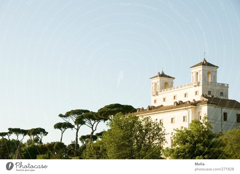 Erhaben Ferien & Urlaub & Reisen Sightseeing Städtereise Haus Architektur Kultur Rom Italien Europa Stadt Hauptstadt Menschenleer Bauwerk Gebäude Villa