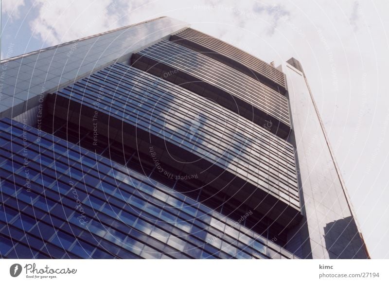 Commerzbank Frankfurt/Main Hochhaus Frankfurt am Main Gebäude Fenster Architektur Skyline Himmel