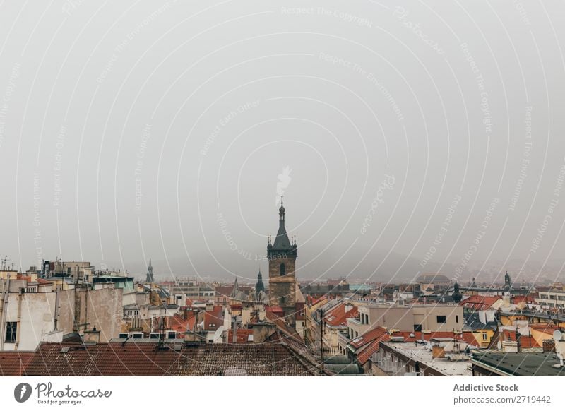 Stadtlandschaft bei launischem Wetter Skyline Tourismus Attraktion Außenseite Regen historisch Infrastruktur romantisch Ferien & Urlaub & Reisen Architektur