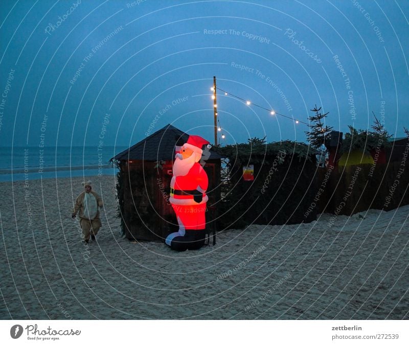 Ostern und Weihnachten fallen auf einen Tag Umwelt Natur Landschaft Winter Klima Klimawandel Wetter Wellen Küste Strand Ostsee gut Weihnachtsmann