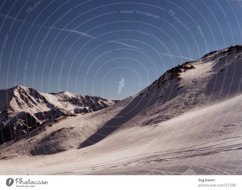 Winteralpen I Wolken Berge u. Gebirge Alpen Schnee Himmel Sonne