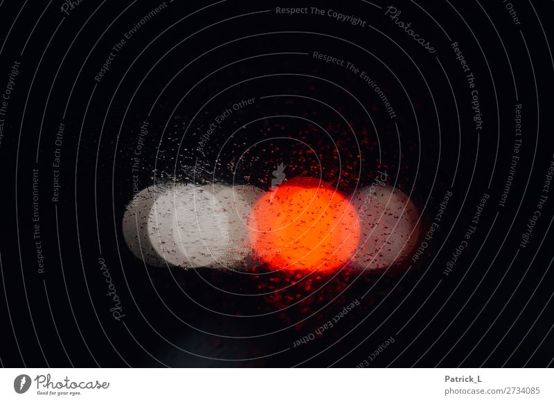 Abstrakte Lichter Kreis Kreativität Lichterscheinung Reflexion & Spiegelung weiß rot gelb Flare Blendenfleck dunkel außergewöhnlich Farbfoto abstrakt Muster