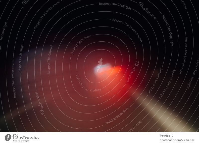 Abstrakte Lichter aus dem Straßenverkehr Kreis Kreativität Lichterscheinung Reflexion & Spiegelung blau weiß rot gelb Flare Blendenfleck dunkel außergewöhnlich