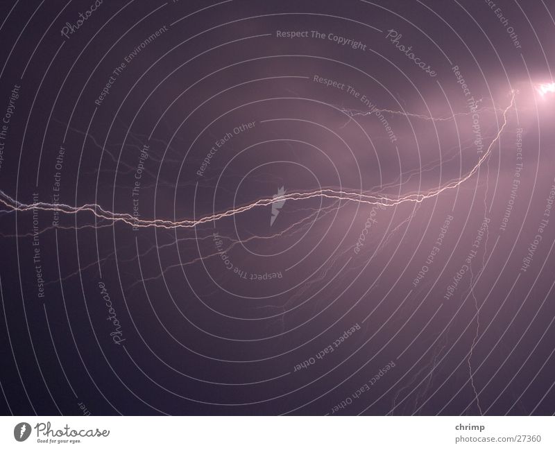 flash Blitze Donnern dunkel Gewitter