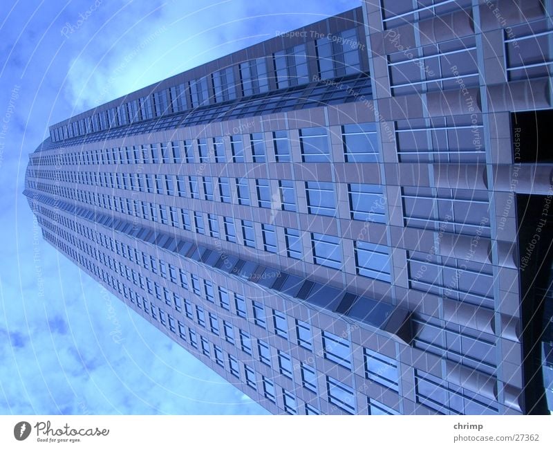 Maintower Frankfurt am Main Hochhaus Fenster Architektur maintower Himmel