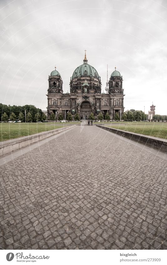 Berliner Dom IV Bundesadler Europa Hauptstadt Stadtzentrum Kirche Sehenswürdigkeit Deutscher Dom groß grau grün Macht Glaube Religion & Glaube Farbfoto