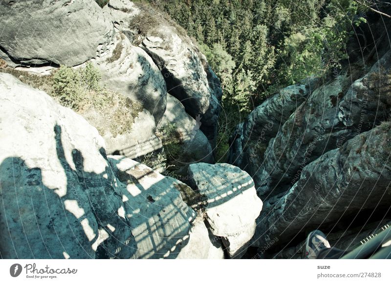 Da isser Ferien & Urlaub & Reisen Tourismus Berge u. Gebirge Mensch Umwelt Natur Landschaft Urelemente Frühling Klima Schönes Wetter Baum Felsen authentisch