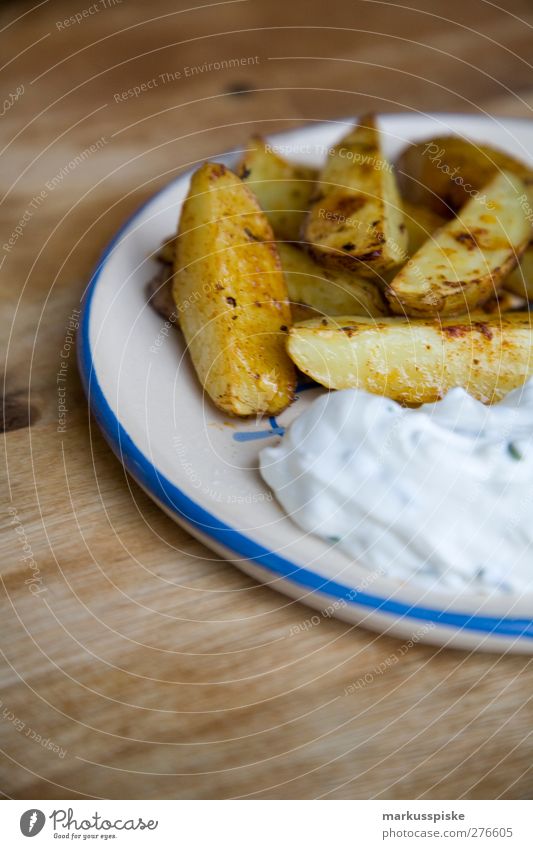 country potatoes / kartoffelspalten Lebensmittel Gemüse Kräuter & Gewürze Kohlenhydrate Quark Schnittlauch Kartoffeln Kartoffelschale Kartoffelgerichte