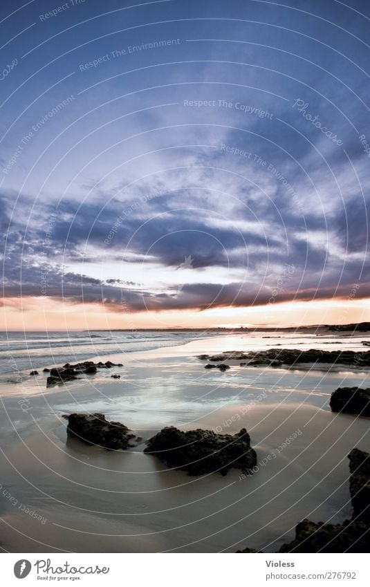 ...wide beauty Natur Erde Sand Wasser Himmel Wolken Sonnenaufgang Sonnenuntergang Sommer Schönes Wetter Wellen Küste Strand Meer Erholung genießen