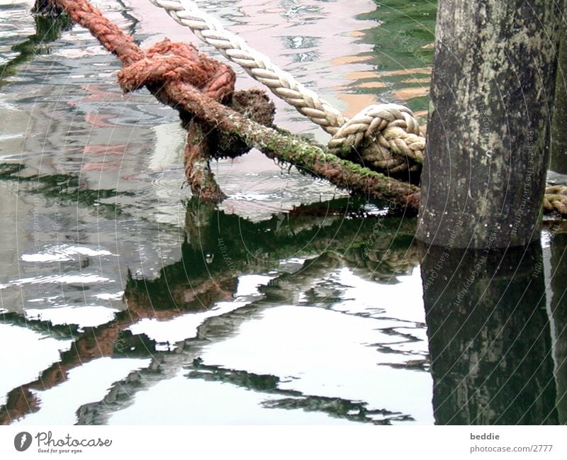 Taue 1 Seil Wasserfahrzeug Steg festbinden historisch