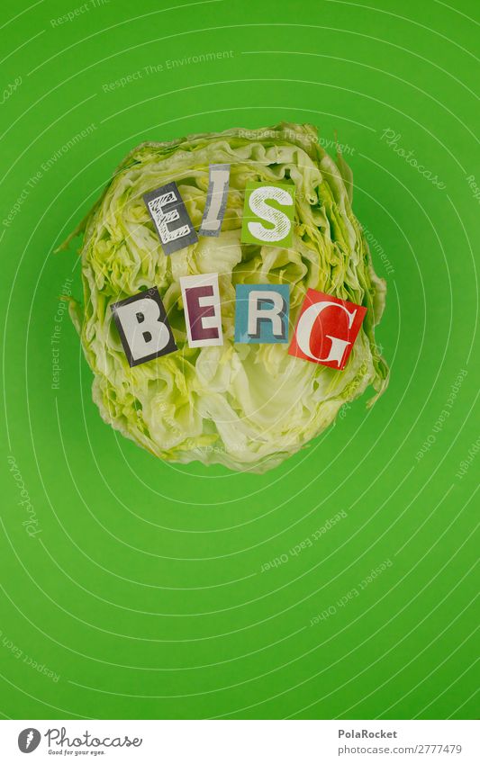 #A# VORAUS! Kunst ästhetisch Eisberg Eisbergsalat Kreativität Typographie Idee Wort Wortspiel Buchstaben Buchstabensuppe graphisch Farbfoto mehrfarbig