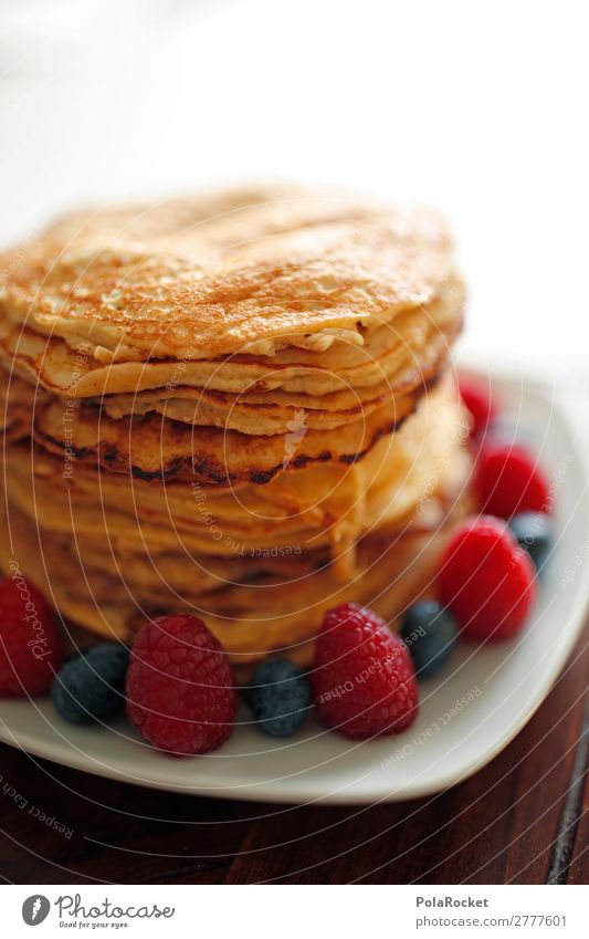 #A# Zuckerberg Lebensmittel Ernährung ästhetisch Pancake Rocks Himbeeren Blaubeeren Kalorie Kalorienreich lecker Backwaren Dessert Farbfoto Gedeckte Farben