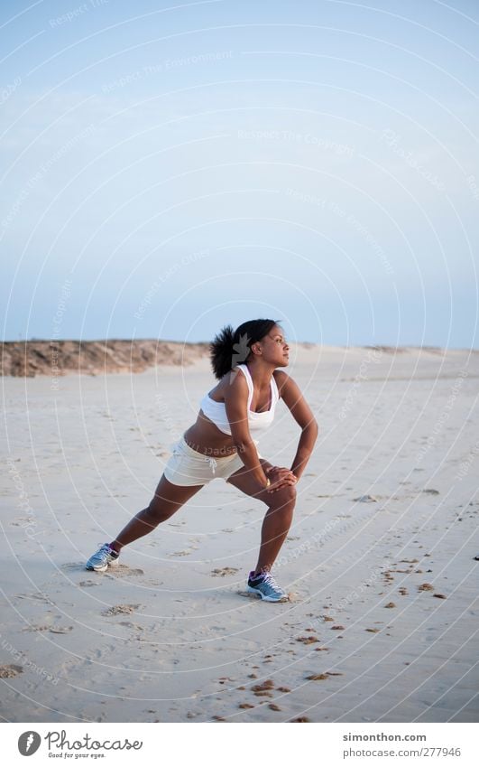 stretching Freude Glück schön Gesundheit sportlich Fitness Leben harmonisch Wohlgefühl Zufriedenheit Sinnesorgane ruhig Ferien & Urlaub & Reisen Ferne Freiheit