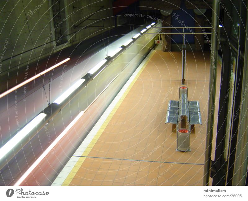 ruhe U-Bahn Köln ruhig Nacht Einsamkeit Verkehr Bewegung