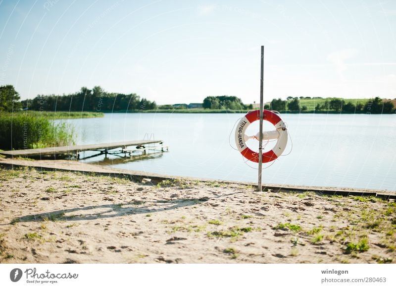 am strand 2 Gesundheit Fitness Wohlgefühl Zufriedenheit Sommer Sommerurlaub Strand Meer Insel Wassersport Schwimmen & Baden Sportstätten Natur Sand Himmel