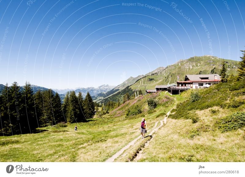 Isenau harmonisch Erholung ruhig Ferien & Urlaub & Reisen Ausflug Freiheit Sommer Berge u. Gebirge wandern Fußweg Sportstätten feminin Baby Natur Landschaft