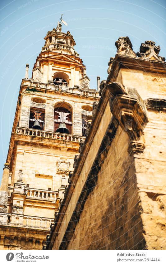 Außenbereich der Kathedrale und der ehemaligen Großen Moschee von Cordoba Mezquita Innenarchitektur Islam Spanien Gebäude Weltkulturerbe islamisch