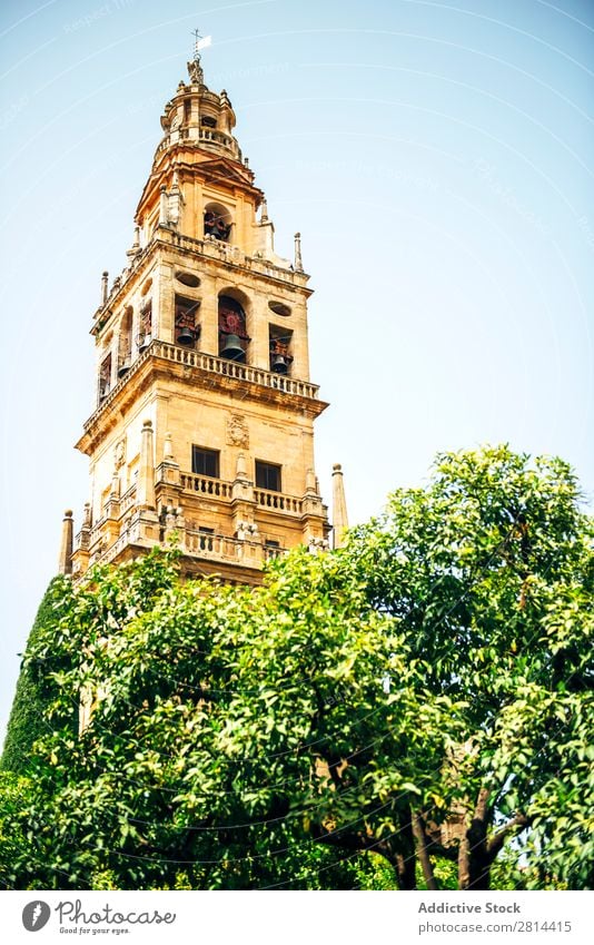 Außenbereich der Kathedrale und der ehemaligen Großen Moschee von Cordoba Mezquita Innenarchitektur Islam Spanien Gebäude Weltkulturerbe islamisch