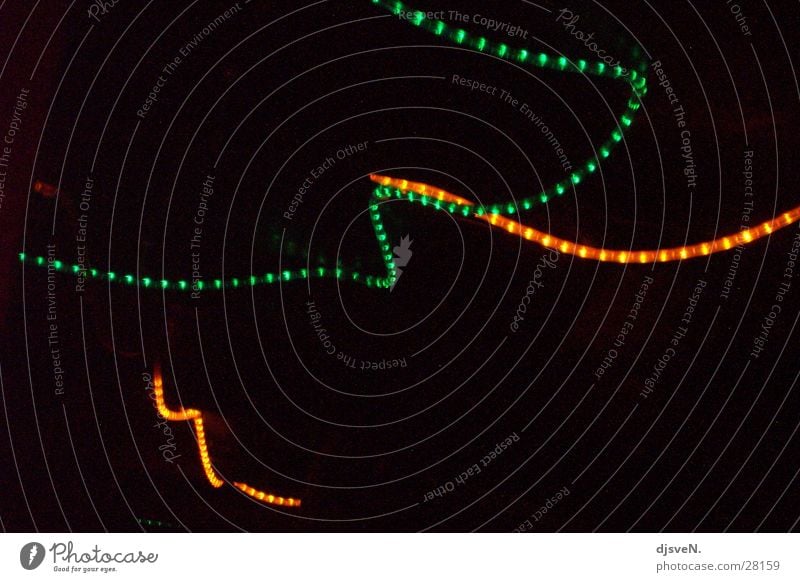 disco licht1 Licht mehrfarbig dunkel Disco Club lichtschlange Lichterscheinung Reaktionen u. Effekte