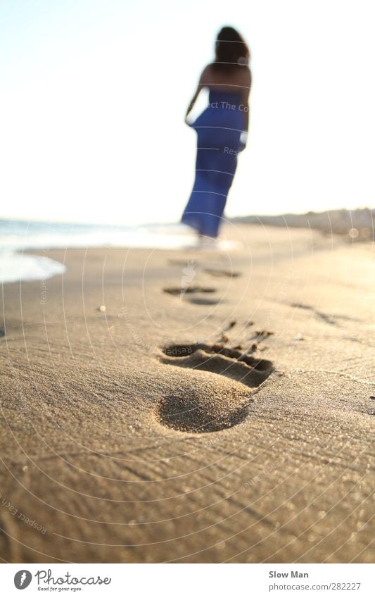 Blicke vorwärts und niemals zurück.. schön Gesundheit harmonisch Erholung Meditation Kur Schwimmen & Baden Sommer Sommerurlaub Sonne Strand Meer Insel Wellen