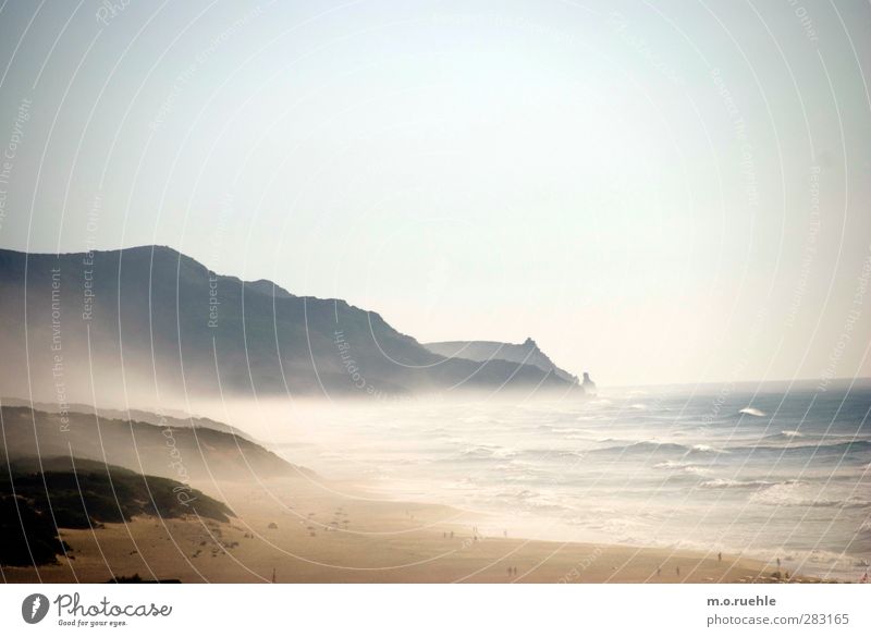 Westwind Ferien & Urlaub & Reisen Ausflug Abenteuer Ferne Freiheit Sommer Sommerurlaub Umwelt Natur Landschaft Sand Himmel Wind Nebel Wellen Küste Strand Insel