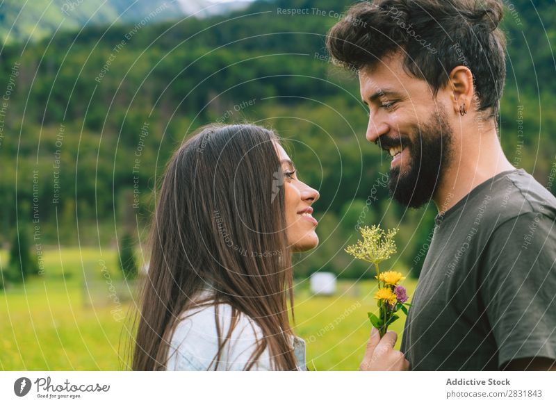 Ein paar Kuscheltiere auf der Wiese Paar Hügel Kuscheln Blume Haufen klein Natur Sommer Mensch Mann Frau Liebe Gras schön Zusammensein Jugendliche Glück