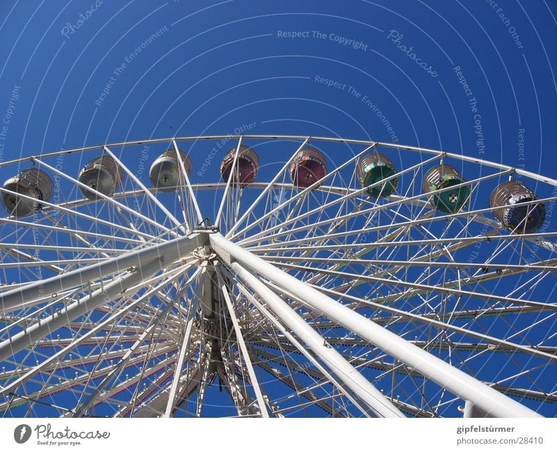 Riesenrad Jahrmarkt drehen Freizeit & Hobby Himmel