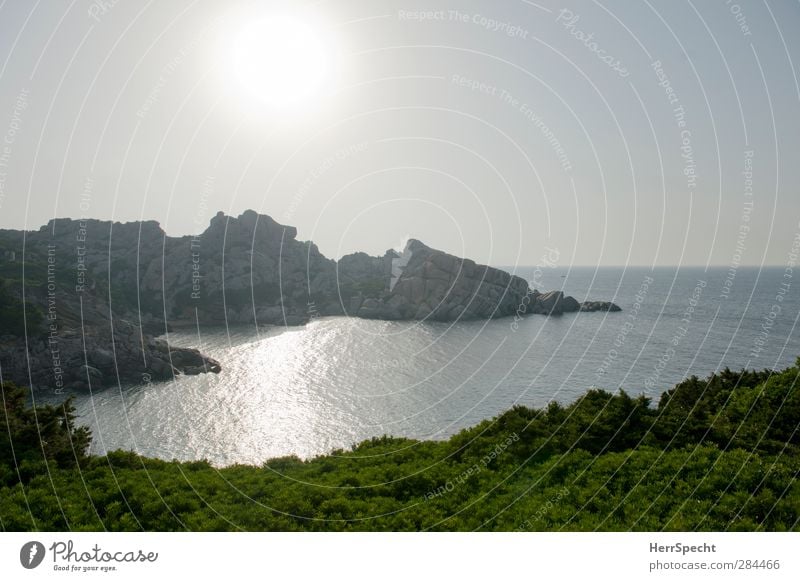 Morgenbucht Ferien & Urlaub & Reisen Ferne Sommerurlaub Natur Wolkenloser Himmel Schönes Wetter Felsen Küste Bucht Meer Insel schön ruhig Naturerlebnis