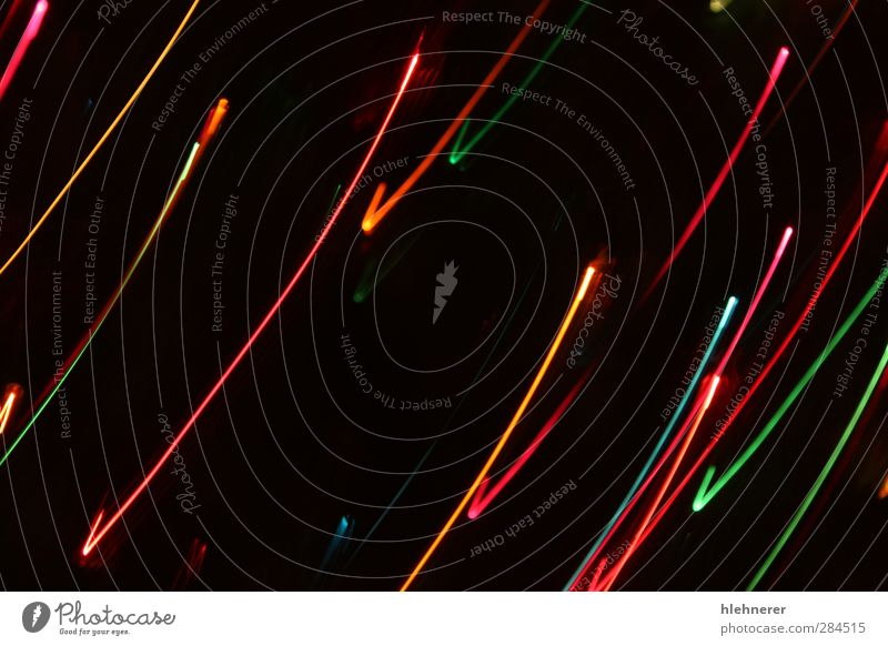 Bewegungslichter Design Freude Dekoration & Verzierung Feste & Feiern Wärme glänzend hell neu Geschwindigkeit blau gelb gold grün rot Farbe Wunsch Hintergrund