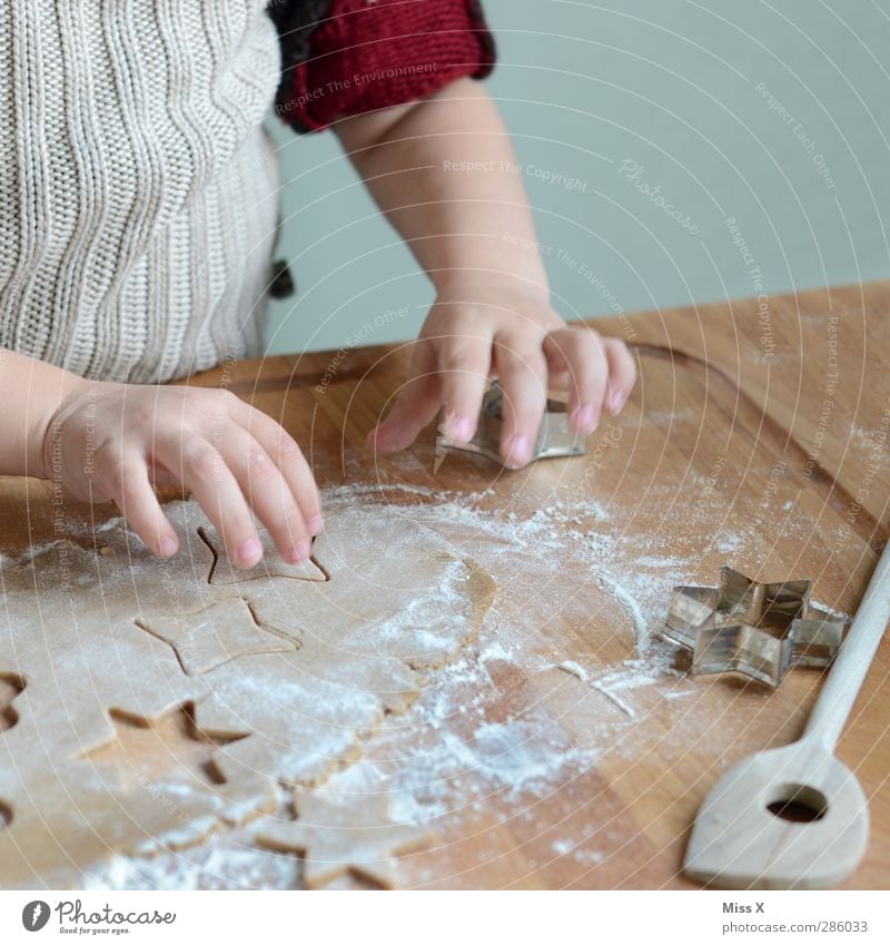 Weihnachtsbäckerei mit Diego II Lebensmittel Teigwaren Backwaren Ernährung Mensch Kind Kleinkind Kindheit 1 1-3 Jahre 3-8 Jahre lecker süß Weihnachten & Advent