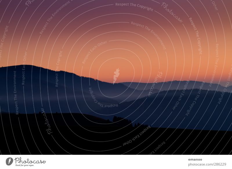 rote Stunde Ferien & Urlaub & Reisen Ausflug Berge u. Gebirge wandern Umwelt Natur Landschaft Himmel Sonnenaufgang Sonnenuntergang Herbst Klima Klimawandel