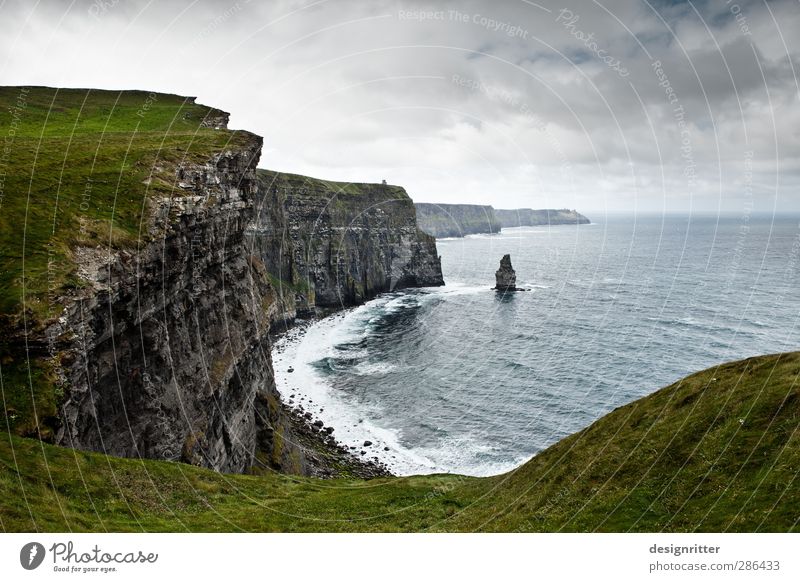 Rauhland Ferien & Urlaub & Reisen Abenteuer Umwelt Wasser Wolken Sturm Gras Hügel Felsen Berge u. Gebirge Klippe Küste Meer Atlantik Cliffs of Moher