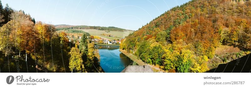 Herbst in Marsberg Freude Glück Ferien & Urlaub & Reisen Ausflug Ferne Fahrradtour Sommerurlaub Sonne Berge u. Gebirge wandern Natur Landschaft Luft Wasser